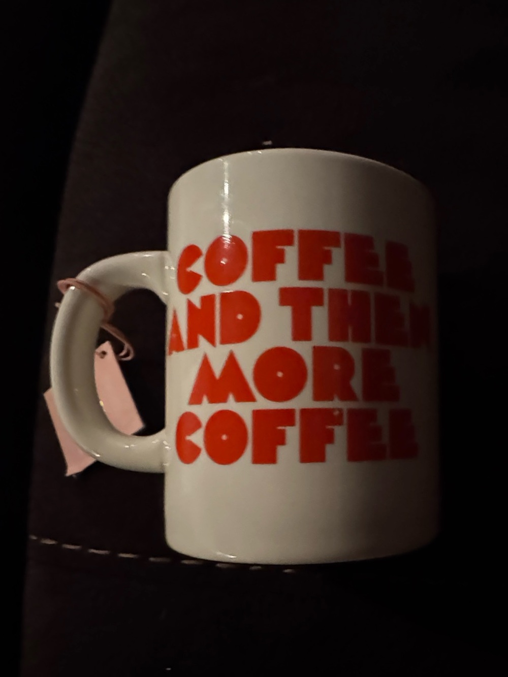 ban.do White Mug with Bold Orange-Red Text - Picture 2 of 8